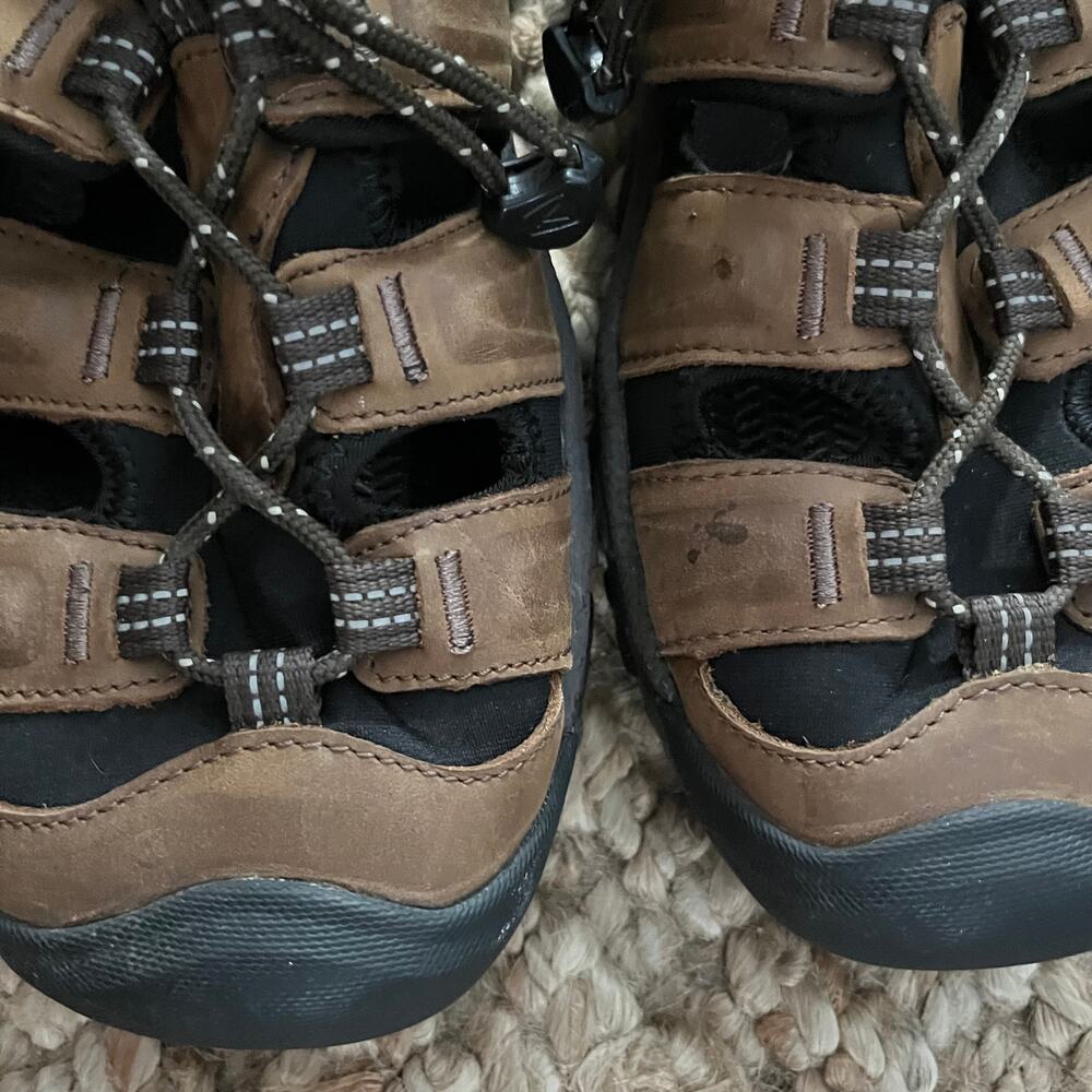 KEEN Newport Leather Sandals Mens 10 Brown Waterproof Hiking Water Shoes - Picture 12 of 15